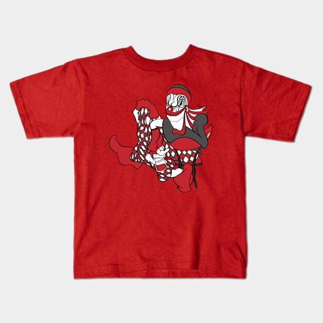 Chilling Clown Kids T-Shirt by quotepublic